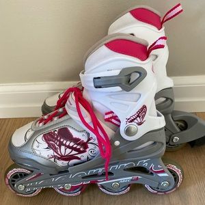 Girls Bladerunner Adjustable Roller Skates size 1-4
